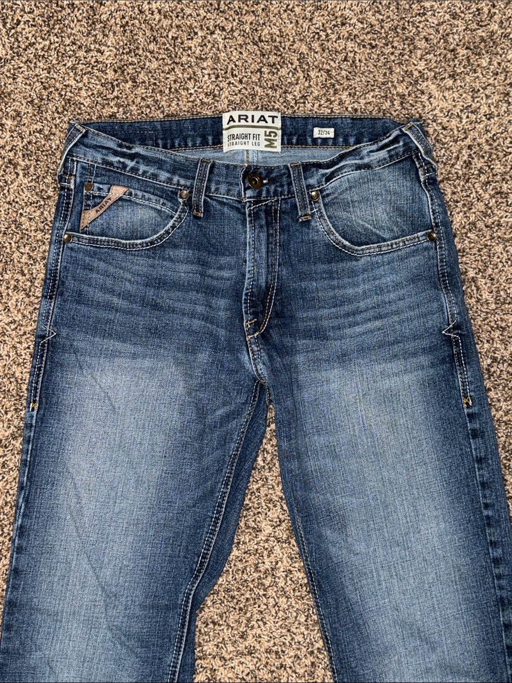 Ariat Men's M5 Straight Leg Jeans 32x34 - Picture 4 of 8